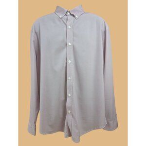 Jos. A. Bank Traveler Tailored Fit Performance Shirt Large  Micro Dot